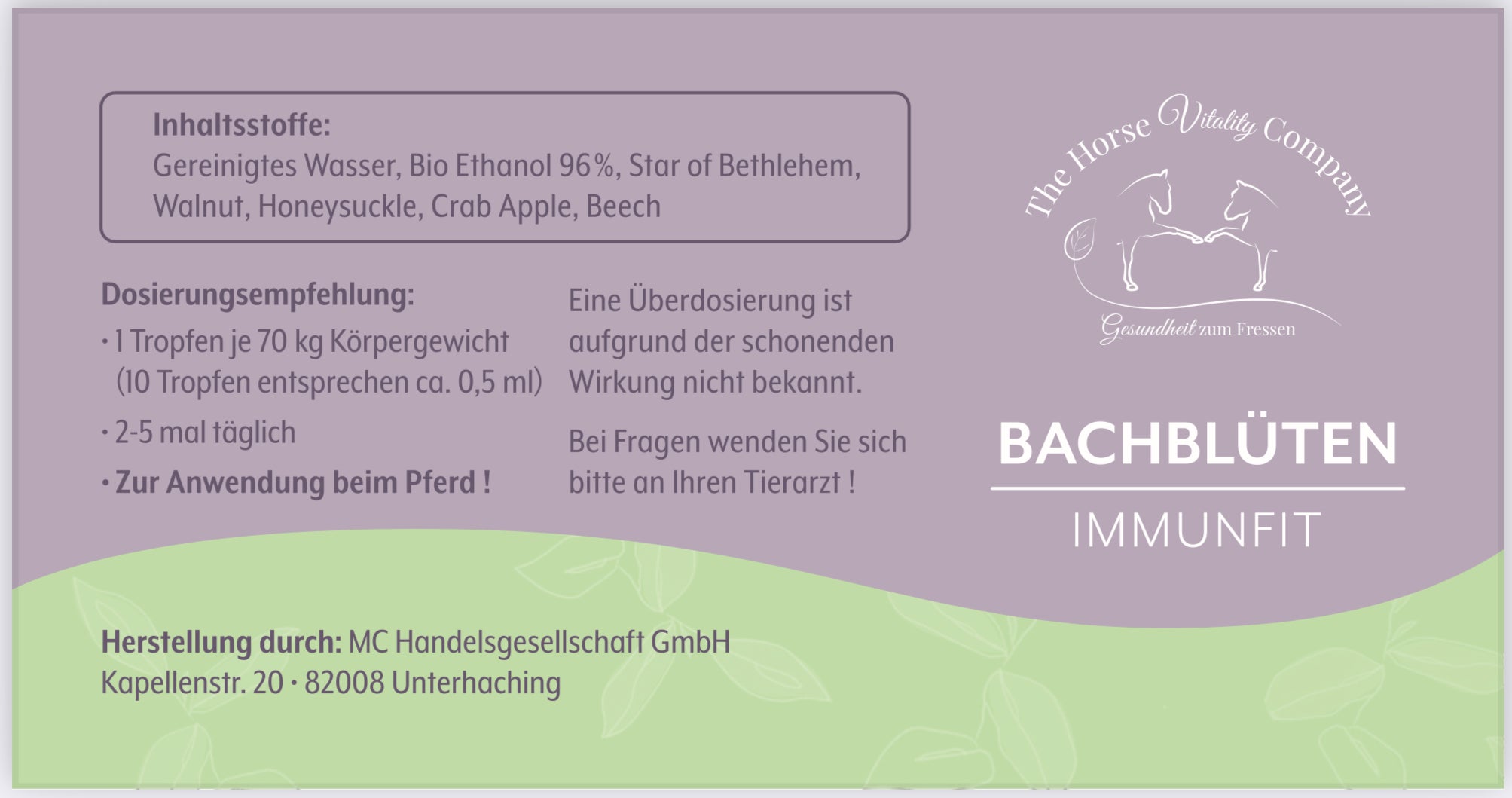 Mezcla de flores de Bach “Immunfit”