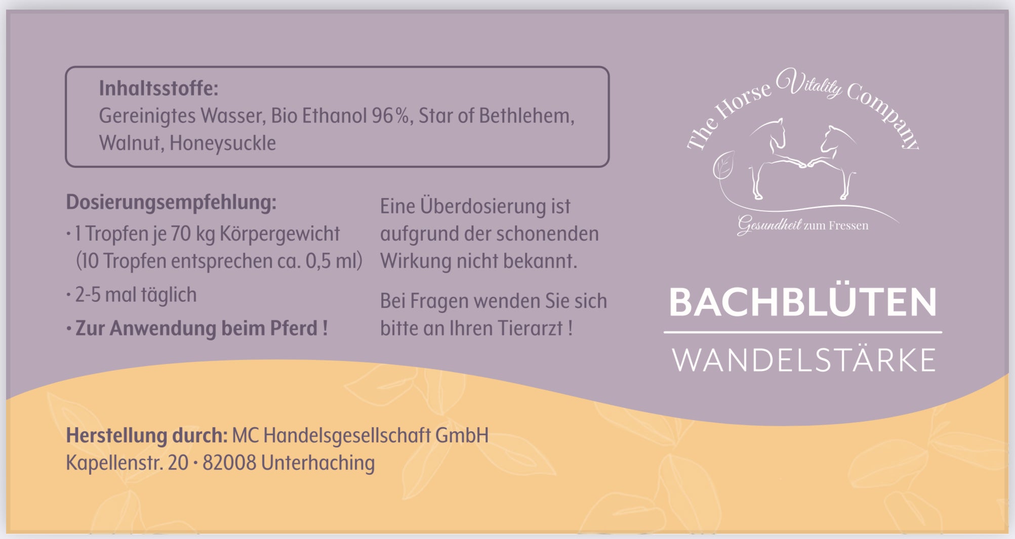 Bachblütenmischung "Wandelstärke"
