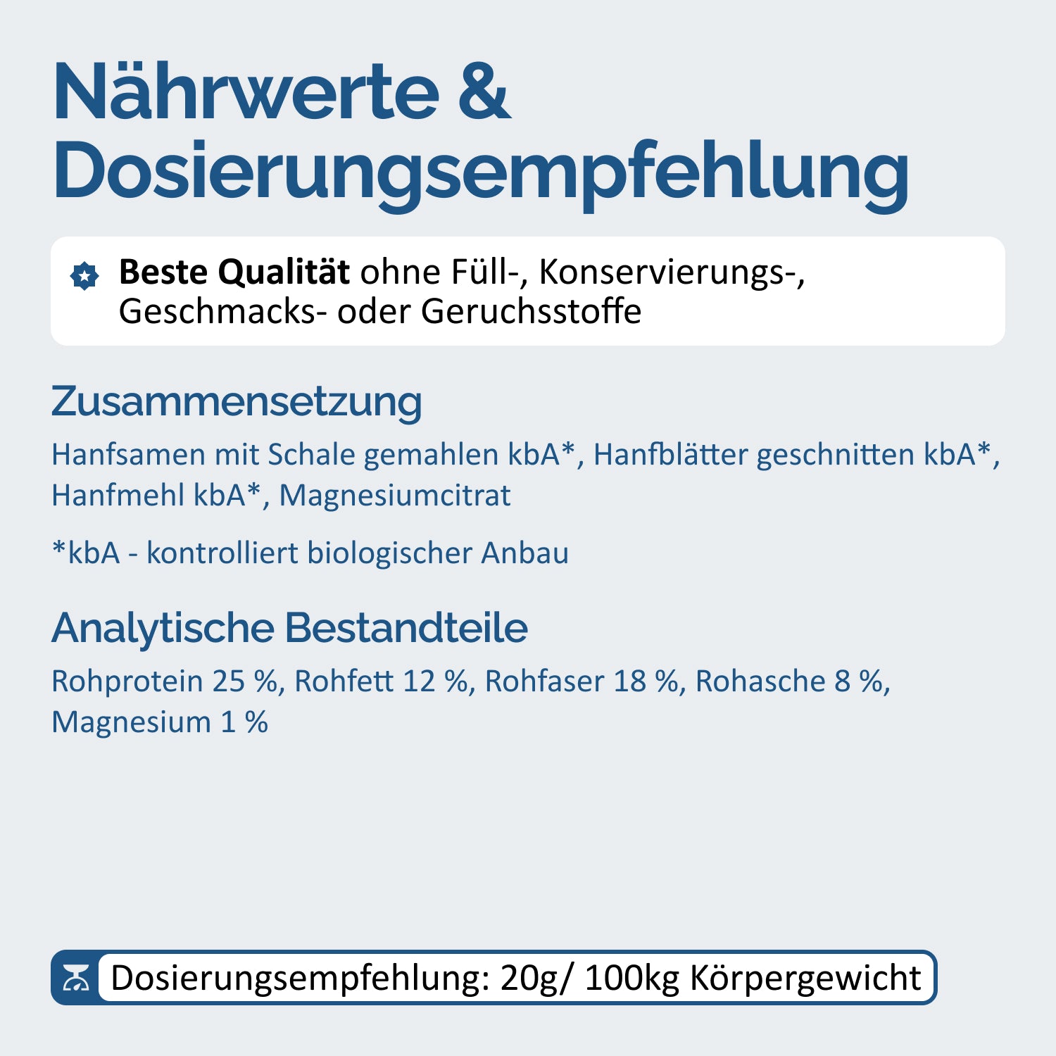 Hanfmischung PLUS