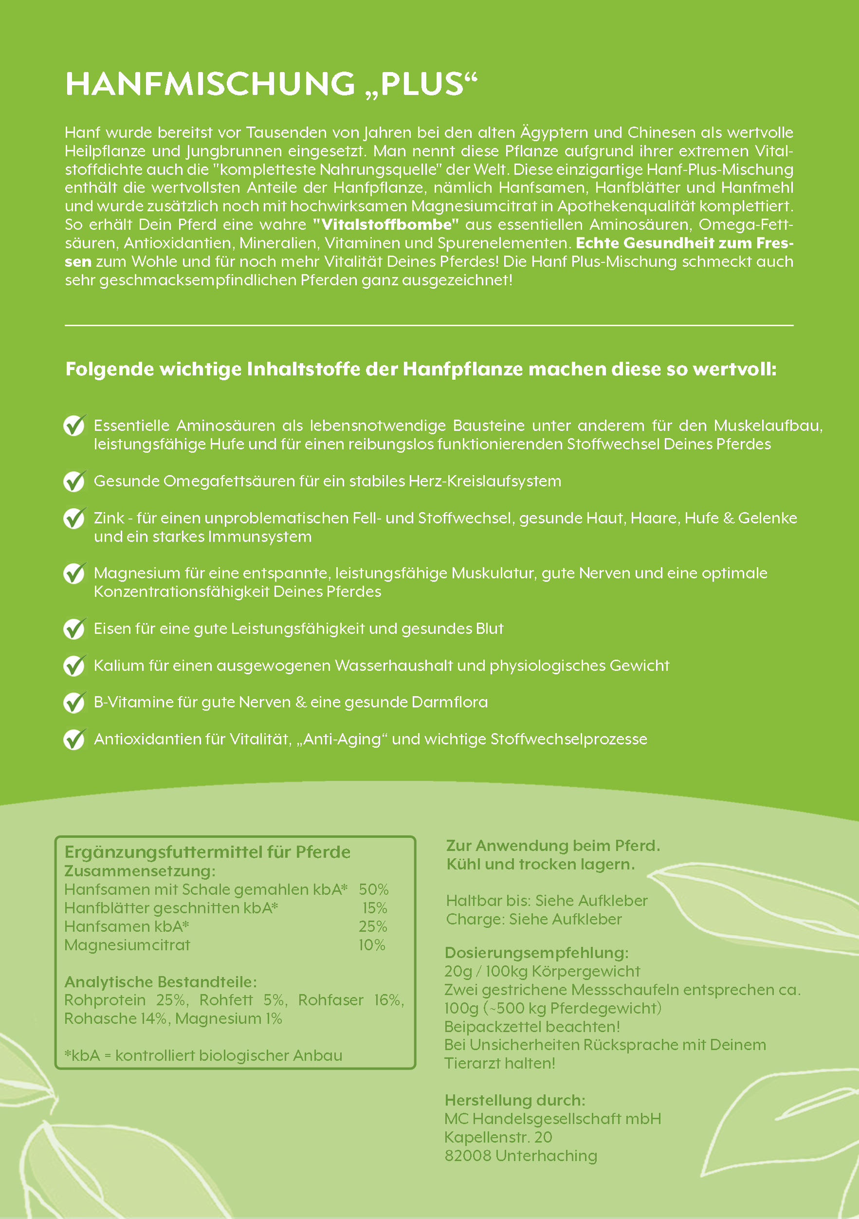 Hanfmischung PLUS