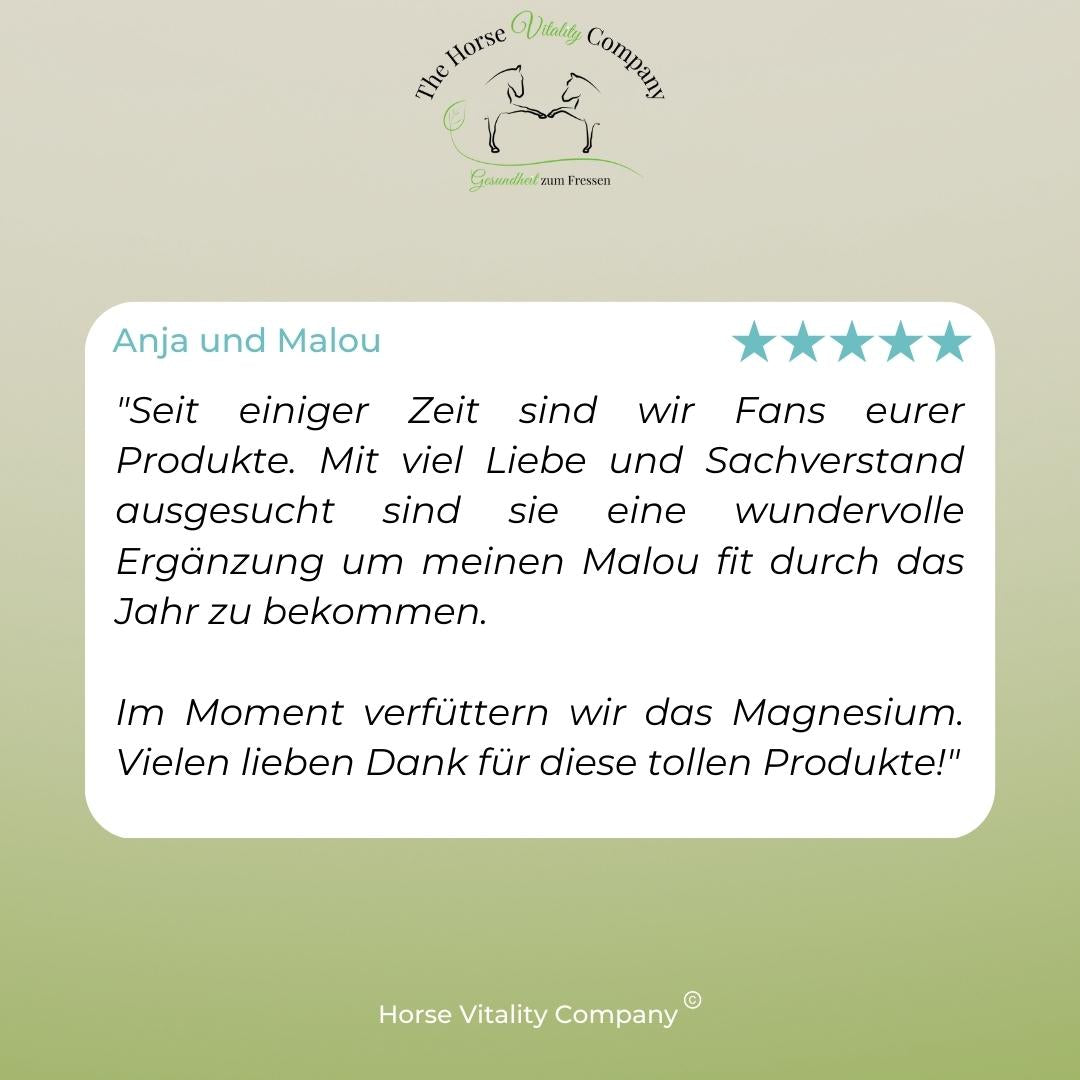 Reines Magnesium Citrat für Pferde